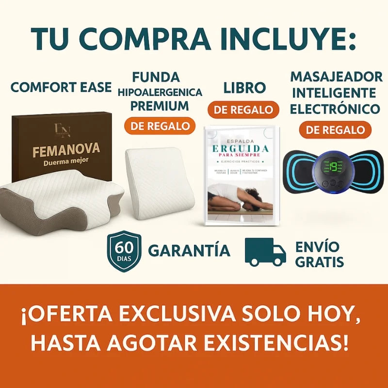 Almohada Ortopédica Femanova® ComfortEase